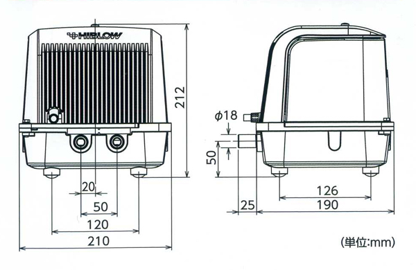 ブロアー テクノ高槻DUO-80(右)/消臭剤付き